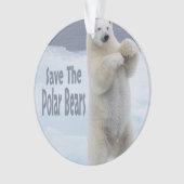 Rett der Eisbären Ornament (Vorderseite)
