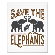 Rett der Elefanten Elephant Lover Protect Wildlife