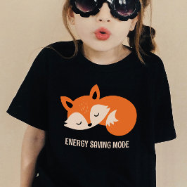 Rett der Energie | Schlafende Fox Funny T - Shirt