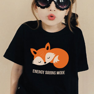 Rett der Energie   Schlafende Fox Funny T - Shirt