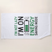 Rett der Energie Strandtuch (Vorderseite)