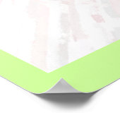 Rett der Erde - Grünes Grenzplakat Poster (Ecke)