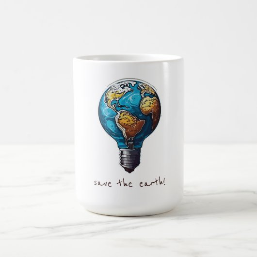 Rett der Erde Kaffeetasse (Mittel)