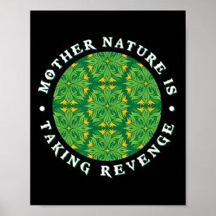 Rett der Erde Unser Planet Liebe Muttererdtag Poster