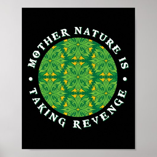 Rett der Erde Unser Planet Liebe Muttererdtag Poster (Vorne)