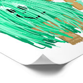 rett der gefährdeten Tiere Poster (Ecke)