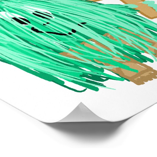 rett der gefährdeten Tiere Poster (Ecke)