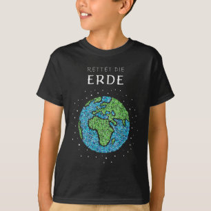 Rett der globalen Klippe für den Umweltschutz T-Shirt