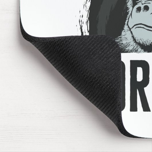 Rett der Gorillas Gorilla bedroht Aussterben Mousepad (Ecke)