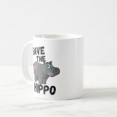 RETT der Hippo-Tasse Kaffeetasse (Vorderseite Links)