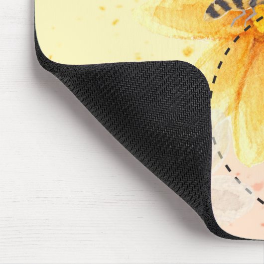 Rett der Honey Bee Mouse Pad Mousepad (Ecke)