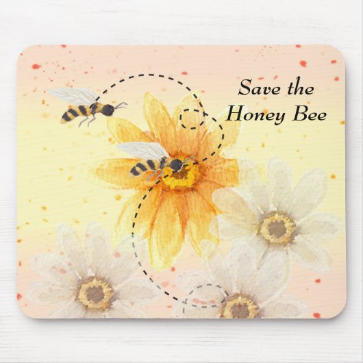 Rett der Honey Bee Mouse Pad Mousepad (Vorne)