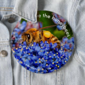 Rett der Honigbienen, die Kalifornien Lilac pollin Button (Beispiel)