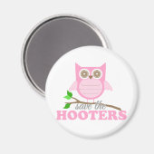 Rett der Hooters Magnet (Vorderseite/Rückseite)
