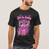 Rett der Hooters Owls Pink Ribbon Brustkrebs T-Shirt (Vorderseite)
