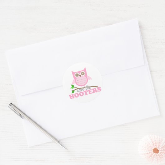 Rett der Hooters Runder Aufkleber (Umschlag)