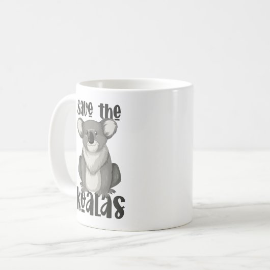 Rett der Koalas-Tasse Kaffeetasse (Vorderseite Links)