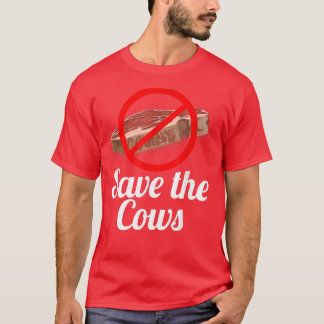 Rett der Kühe kein rotes Fleisch T-Shirt