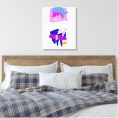 Rett der Kunst Leinwanddruck (Insitu (Schlafzimmer))