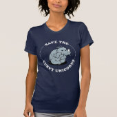 Rett der kurven Einhörner T-Shirt (Vorderseite)