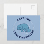Rett der kurven Mermaids Postkarte (Vorne/Hinten)