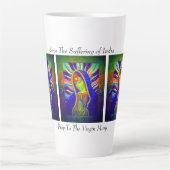Rett der Leiden Indiens Latte Tasse (Vorderseite)