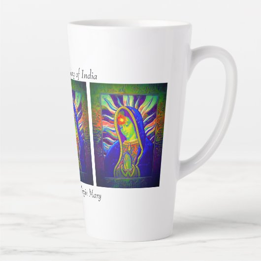 Rett der Leiden Indiens Latte Tasse (Rechts)