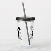 Rett der Löwen Acryltrinkbecher (Links)