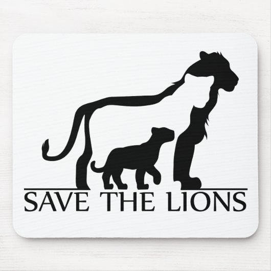 Rett der Löwen Mousepad (Vorne)
