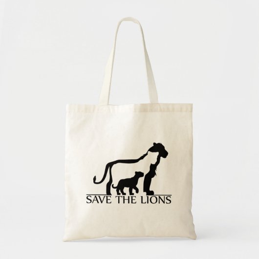 Rett der Löwen Tragetasche (Vorne)