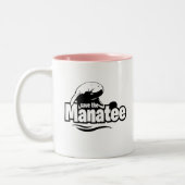 Rett der Manatee-Tasse Zweifarbige Tasse (Links)