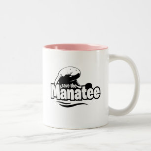 Rett der Manatee-Tasse Zweifarbige Tasse