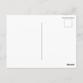 Rett der Meeresschildkröte Tortoise Ban Kunststoff Postkarte (Rückseite)