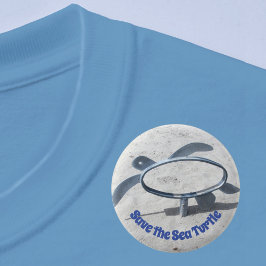 Rett der Meeresschildkröte Verschwinden der Schild Button