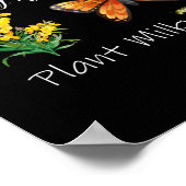 Rett der Monarchen-Pflanze ein wenig Milkweed Butt Poster (Ecke)