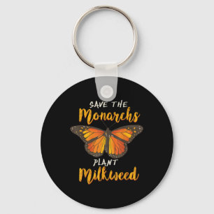 Rett der Monarchen Pflanze Mehr Milkweed Butterfly Schlüsselanhänger