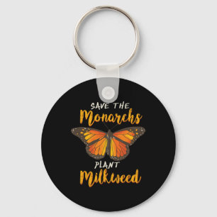 Rett der Monarchen Pflanze Mehr Milkweed Butterfly Schlüsselanhänger