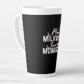 Rett der Monarchen-Schmetterling Milchtasse (Linke Ecke)