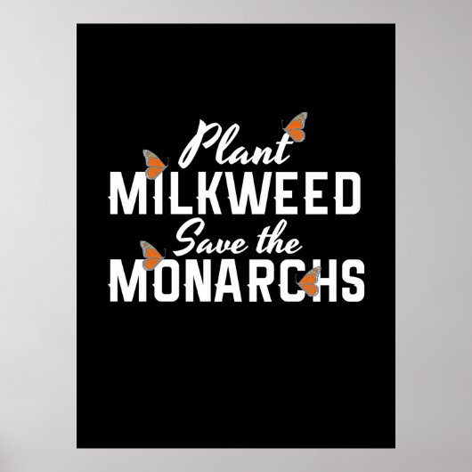 Rett der Monarchen-Schmetterling Poster (Vorne)