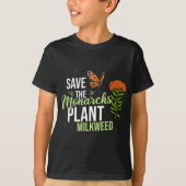 Rett der Monarchschmetterling-Milkweed T-Shirt (Vorderseite)