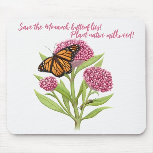 Rett der Monarchschmetterlinge Mousepad (Vorne)