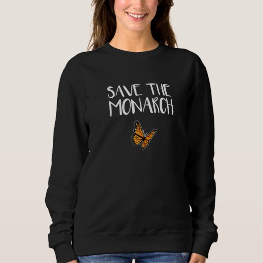 Rett der Monarchschmetterlinge Sweatshirt (Vorderseite)