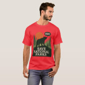 Rett der Nationalparks FDT T-Shirt (Vorne ganz)