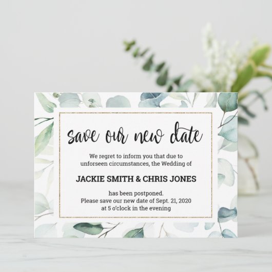 Rett der Neuankündigung Einladung (Stehend Vorderseite)