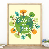 Rett der Öko Planet Erde Poster