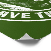 RETT DER ORANGUTAN RETTETE DEN RAINFORSTEN. POSTER (Ecke)