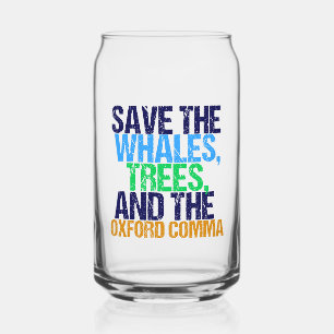 Rett der Oxford Comma Funny Grammar Dosenglas