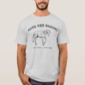 Rett der Pferde mit TJHH-Shirt T-Shirt (Vorderseite)