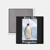 Rett der Pinguine Magnet (Vorderseite/Rückseite)