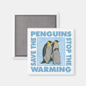 Rett der Pinguine Magnet (Vorderseite/Rückseite)